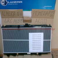Радиатор охлаждения двигателя НИССАН АЛЬМЕРА (ALMERA N16) 	21460-BM700,21460-BM702,LRC141BM - Магазин запчастей лансер66.рф Екатеринбург