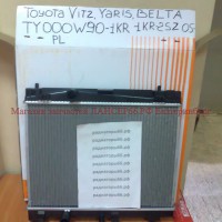 Радиатор охлаждения двигателя ТОЙОТА ЯРИС/ВИТЦ  (2005>) 1KR,2SZ  16400-23160,TY000W90-1KR - Магазин запчастей лансер66.рф Екатеринбург